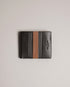 EVON-Wallets-Striped Leather Bifold Wallet- Ted Baker Romania